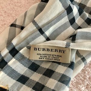 Authentic Burberry Silk Scarf